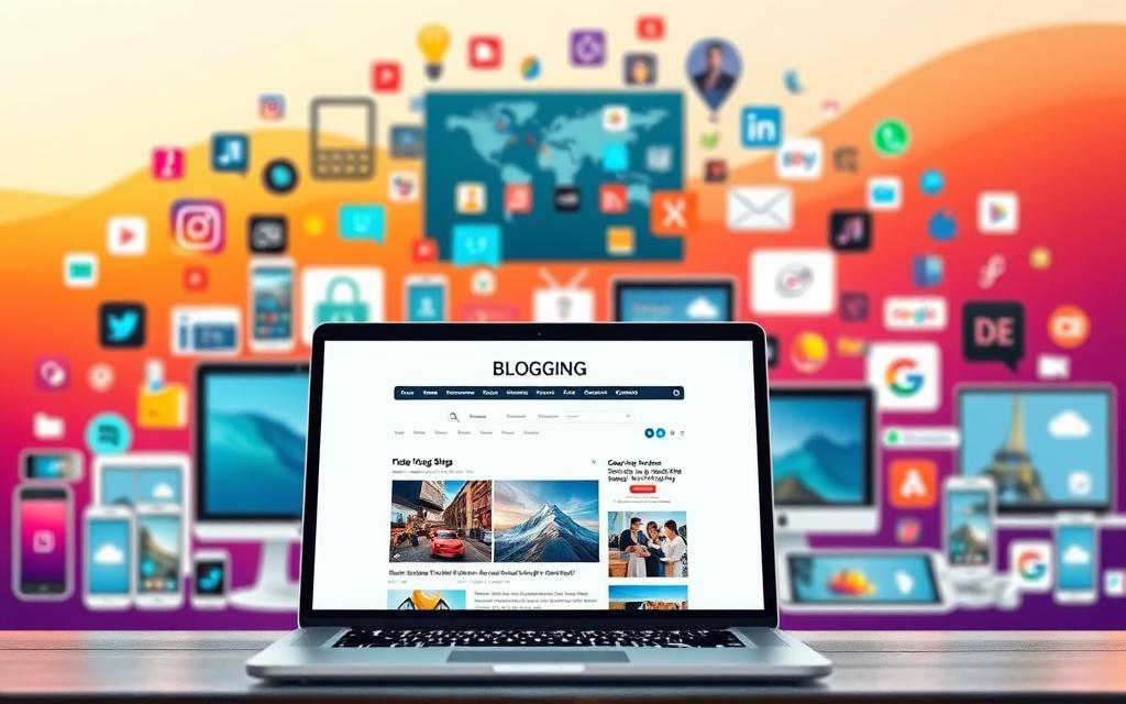 blogging platforms content sharing